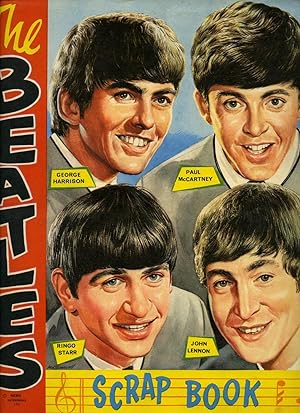 Seller image for The Beatles Scrap Book 1960's Containing 8 Original Authentic Photographs From the Star Series with a Code Number and Small Star Motif to Each Photograph: SP592, SP593, SP594, SP595, SP611, SP612, SP613, SP614 for sale by Little Stour Books PBFA Member
