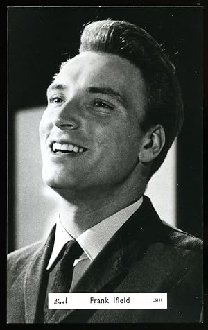 Imagen del vendedor de Frank Ifield Stage and Screen Personality Portrait Photograph Post Card Brel Series Code Number CS111 a la venta por Little Stour Books PBFA Member