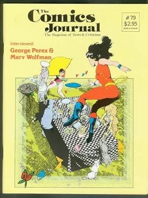 Bild des Verkufers fr COMICS JOURNAL - the Magazine of News & Critisism #79 (January 1983; Comics Fanzine); New TEEN TITANS Cover; George PEREZ & Marv Wolfman Interviews; >> Creepshow = 3-1/2 Pages on Stephen King zum Verkauf von Comic World