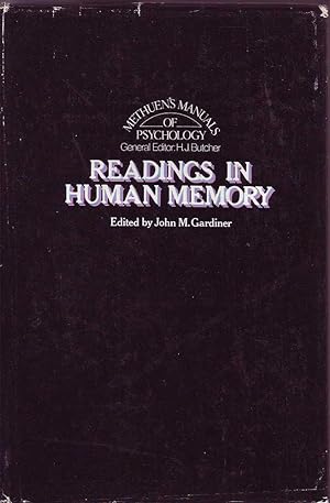Seller image for Readings in Human Memory for sale by Mr Pickwick's Fine Old Books