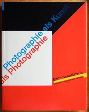 Bild des Verkufers fr Photographie als Photographie. Photographie als Kunst. Zehn Jahre Photographische Sammlung 1979-1989. zum Verkauf von Antiquariat Blschke