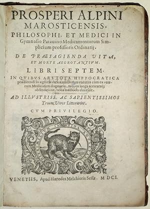 Prosperi Alpini marosticensis, philosophi, et medici in gymnasio patavino. libri septem. In quibu...
