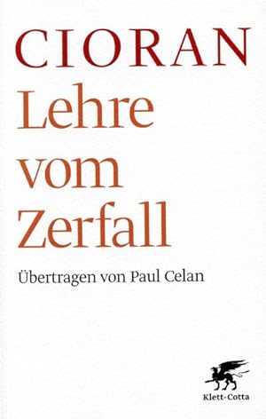 Bild des Verkufers fr Lehre vom Zerfall zum Verkauf von Rheinberg-Buch Andreas Meier eK
