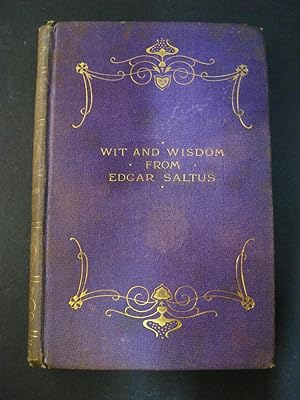 Image du vendeur pour Wit and Wisdom from Edgar Saltus mis en vente par Encore Books