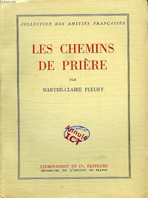 Imagen del vendedor de LES CHEMINS DE PRIERE a la venta por Le-Livre