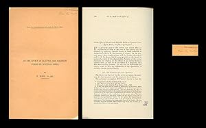 On the Effect of Electric and Magnetic Fields on Spectral Lines, Offprint issue from the Philosop...