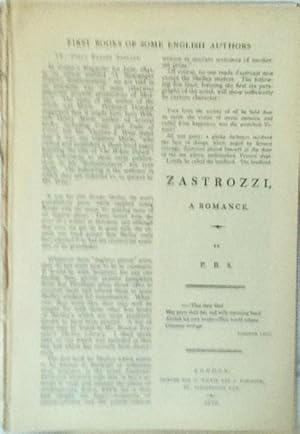 Imagen del vendedor de First Books Of Some English Authors: Percy Bysshe Shelley a la venta por Legacy Books II