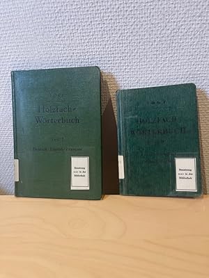 Holzfachwörterbuch Teil 1 (Die Fremdsprachliche Korrespondenz) und Teil 2 (Fachwörterbuch mit 150...