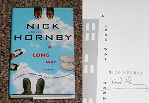 Seller image for A LONG WAY DOWN - Scarce Fine Copy of The First American Edition/First Printing: Signed by Nick Hornby - SIGNED ON THE TITLE PAGE for sale by ModernRare