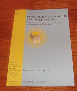 Seller image for Psychology of Religion and Spirituality Volume 2, Number 2, May 2010 The Offical Journal of Division 36 Psychology of Religion for sale by Friendly Used Books