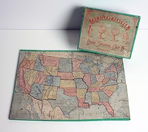 The Silent Teacher. Norwich, N. Y. "Map of the United States"