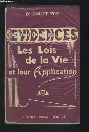 Image du vendeur pour EVIDENCES - LES LOIS DE LA VIE ET LEUR APPLICATION. mis en vente par Le-Livre