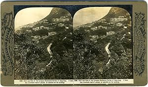 Stereoscopic view: Bird's Eye View of the European Residential Portion of Hong Kong