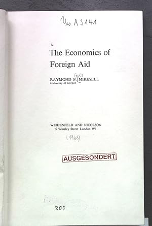 Seller image for The Economic of Foreign Aid. for sale by Antiquariat Bookfarm