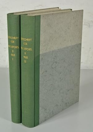 ZEITSCHRIFT FÜR NATURFORSCHUNG, Band 20 b (1965): Chemie, Biochemie, Biophysik, Biologie. Komplett.