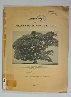 Image du vendeur pour Arquivos de Botanica do Estado de S. Paulo, Nova Serie, Formato Maior, Vol. I, Fasc. 1. Cinquenta uma novas Especies da Flora do Brasil e Outras Descricoes e Ilustracoes. NO PLATES!!! mis en vente par Antiquariat Bookfarm