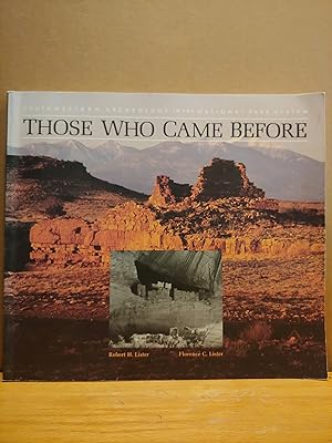 Seller image for Those Who Came Before: Southwestern Archeology in the National Park System for sale by H.S. Bailey