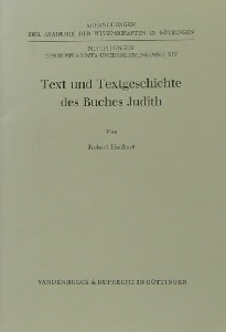 Bild des Verkufers fr Text und Textgeschichte des Buches Judith zum Verkauf von primatexxt Buchversand