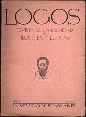 Logos. Revista de la Facultad de Filosofia y Letras. Año 1, Num. 2