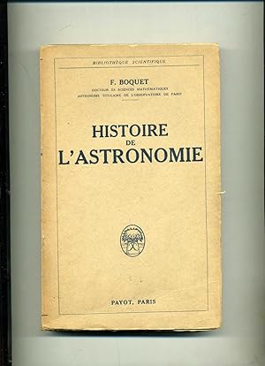 Image du vendeur pour HISTOIRE DE L'ASTRONOMIE mis en vente par Librairie CLERC