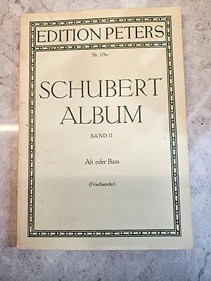 Franz Schubert Gesange Fur Eine Singstimme Mit Klavierbegleitung Kritisch Revidiert Von Max Fried...