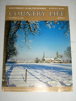 Country Life Magazine. 1982, December 23, Miss Lamorna Forder, Warwick Castle Revisited Pt IV, Jo...