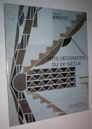 Art Decoratifs Du XXe Siecle - Francis Briest, Paris - 4 Decembre 1996 / 20th Century Decorative ...
