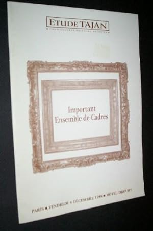 Important Ensemble De Cadres / Important Collection of Frames - Etude Tajan - 4 Decembre 1998 - P...
