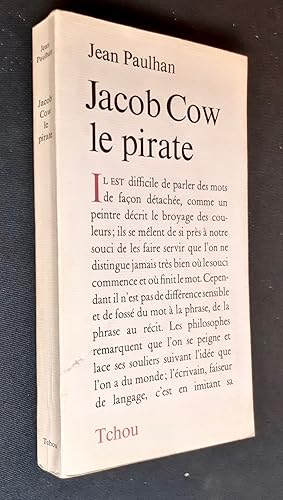 Image du vendeur pour Jacob Cow le pirate ou Si les mots sont des signes - mis en vente par Le Livre  Venir