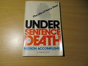 Seller image for Under Sentence Of Death for sale by Goldstone Rare Books