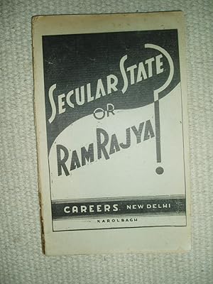 Secular State or Ram Rajya? A Critique on the Relation between the State, Universal Morality and ...