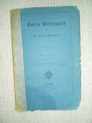 Seller image for Sren Kierkegaard og St. Srens-Dyrkelsen : feuilletoner for sale by Expatriate Bookshop of Denmark