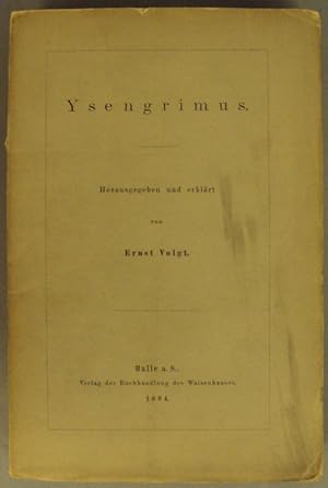 Bild des Verkufers fr Ysengrimus. zum Verkauf von Der Buchfreund