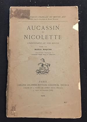 Image du vendeur pour Aucassin et Nicolette - Chantefable du XIIIe sicle mis en vente par LibrairieLaLettre2