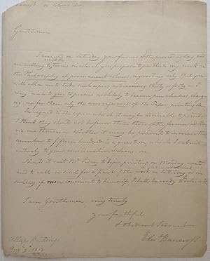 Historically important Autographed Letter Signed