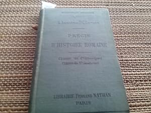 Imagen del vendedor de Prcis d Histoire Romaine (Classe de quatrime -classique-. Clase de cinquime -moderne-). a la venta por Librera "Franz Kafka" Mxico.