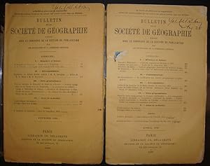 Seller image for Bulletin de la Societe de Geographie. Tonkin Expedition and le Fleuve Rouge. for sale by Asia Bookroom ANZAAB/ILAB