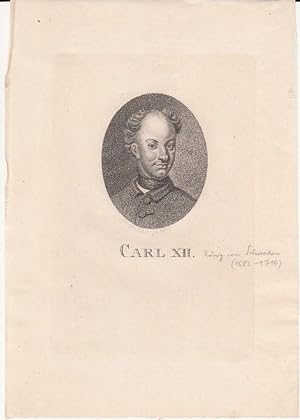 Carl XII. Kupferstich von Bold. 1803.
