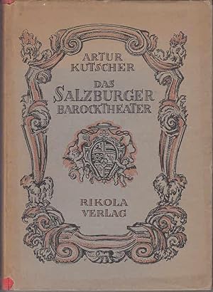 Bild des Verkufers fr Das Salzburger Barocktheater. zum Verkauf von Antiquariat Carl Wegner