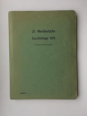 25. Westdeutsche Kurzfilmtage 1979 Filmeinführungen