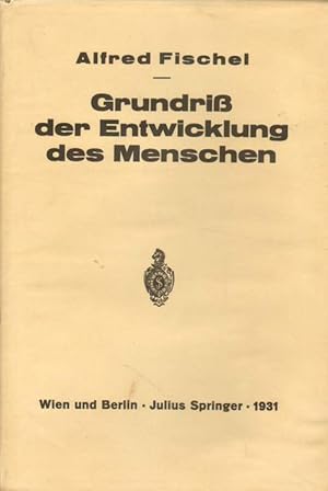 Seller image for Grundriss der Entwicklung des Menschen. for sale by Versandantiquariat Boller