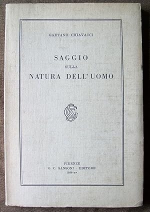 Saggio sulla natura dell'uomo