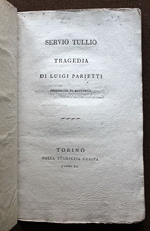 Servio Tullio. Tragedia