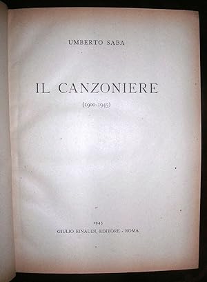 Il Canzoniere (1900 - 1945)