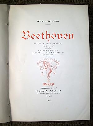 Beethoven. Décoré de Douze Gravures de Perrichon d'après Jos. Van Boehm, J.P. Lyser, Jean-Paul La...