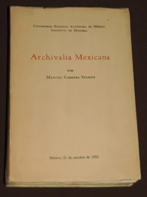 Archivalia Mexicana