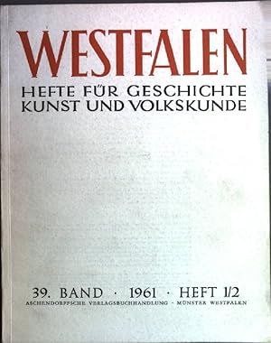Seller image for Das Geburtshaus von Franz von Frstenberg aus: Westfalen: Hefte fr Geschichte, Kunst und Volkskunde, 39. Band, Heft 1/ 2 for sale by books4less (Versandantiquariat Petra Gros GmbH & Co. KG)