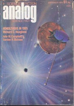 Bild des Verkufers fr ANALOG Science Fiction/ Science Fact: September, Sept. 1975 ("Pro") zum Verkauf von Books from the Crypt