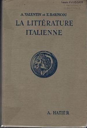 Seller image for La littrature italienne par les textes - 7 dition for sale by LES TEMPS MODERNES