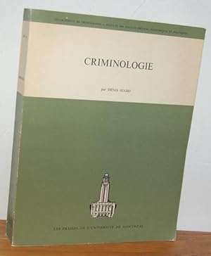 Seller image for CRIMINOLOGIE for sale by EL RINCN ESCRITO